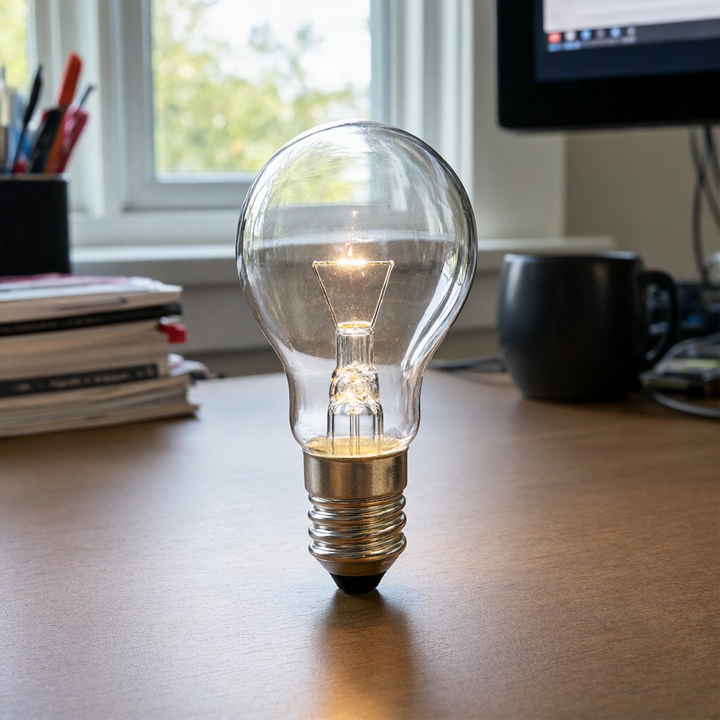 Illustration of Feit Electric 15W C7 E12 Candle Warmer Bulb (BP15C71/2/HDRP) in use
