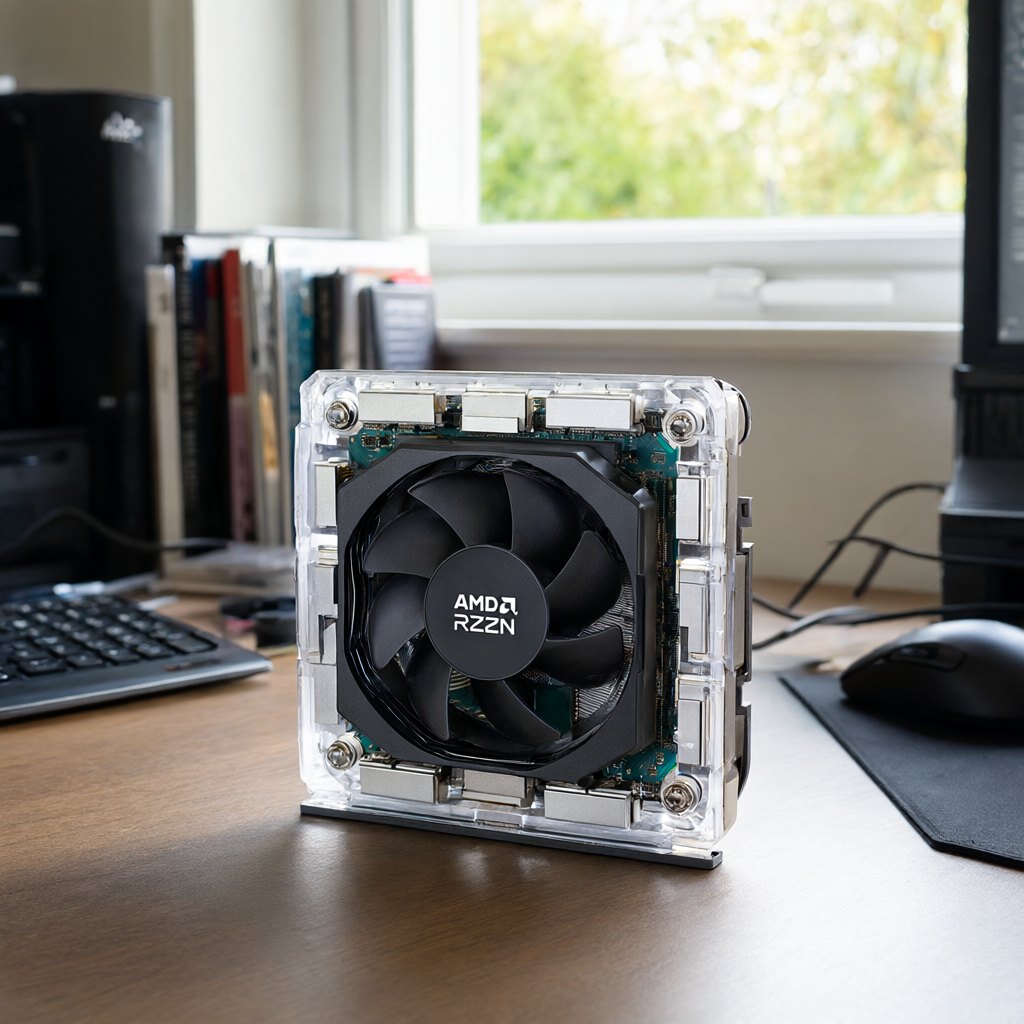 Illustration of AMD Ryzen 5 5600 in use