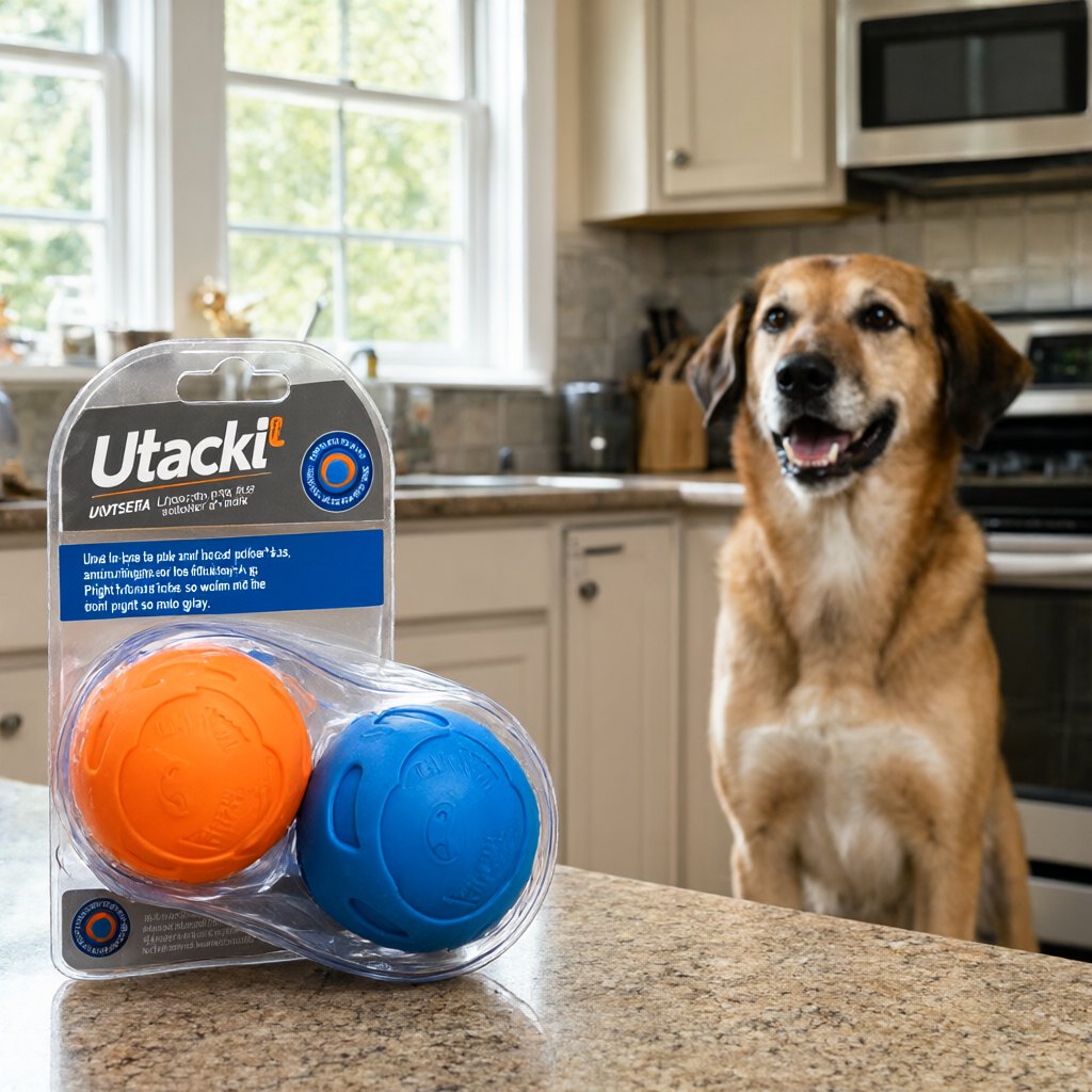 Illustration of Chuckit! Ultra Ball, Medium 2.5 inch, 2 Pack in use