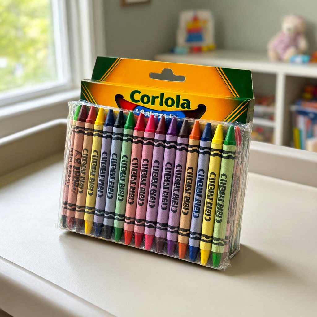 Illustration of Crayola Classic Crayons, 24 Count in use
