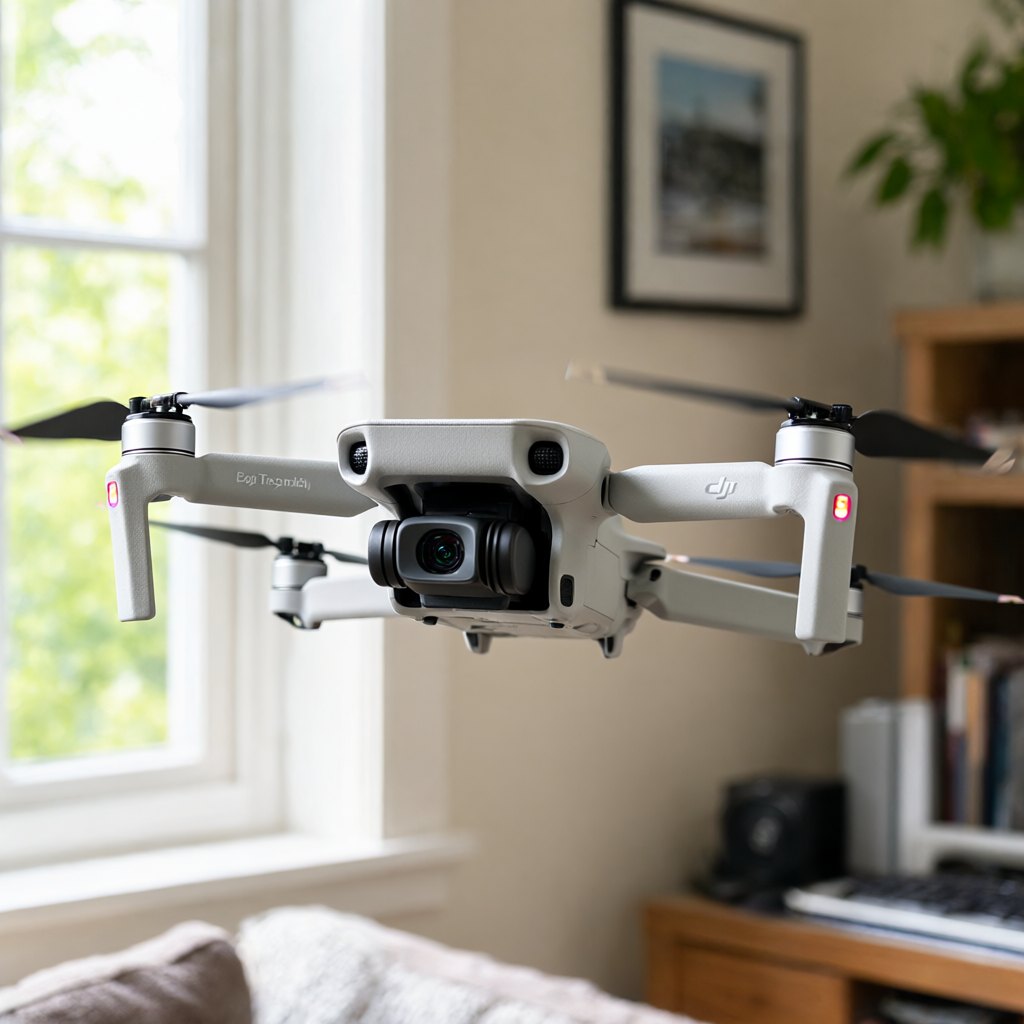 Illustration of DJI Mini 5 Pro in use